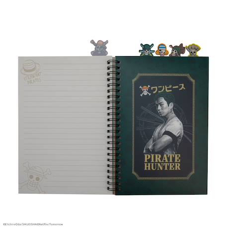 Carnet à onglets pirates du chapeau de paille - one piece Noir 4 - vertbaudet enfant 