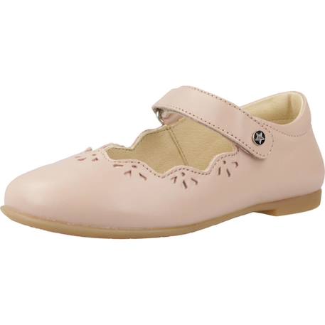 Derby bébé cuir olya Rose 4 - vertbaudet enfant 
