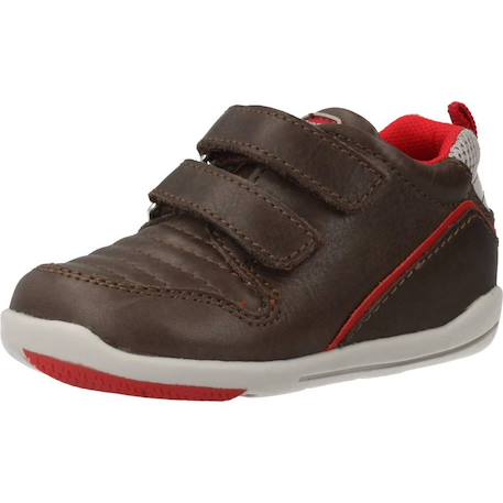 Derby bébé cuir g2 Marron 670+Marron 950 10 - vertbaudet enfant 