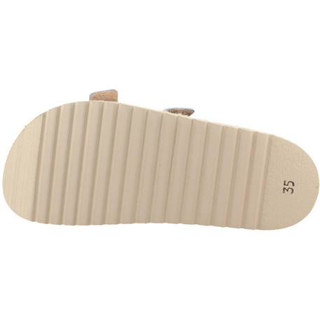 Sandale enfant cuir s eva Beige+Blanc+Gris methanol+Rose antique 18 - vertbaudet enfant 