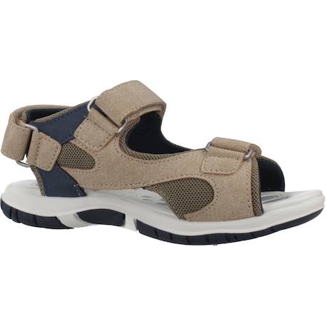Sandale enfant synthétique fiesole Bleu 860+Brun clair 400 11 - vertbaudet enfant 