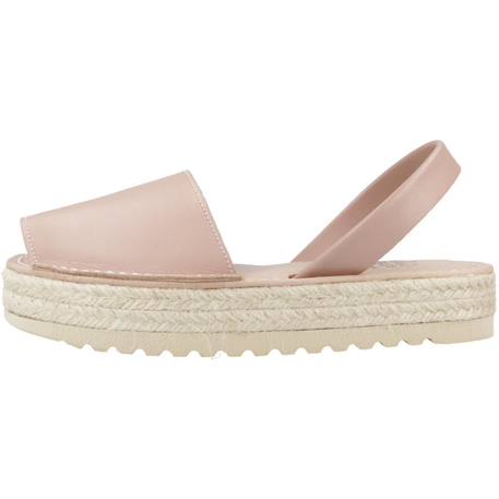 Sandale enfant cuir s irene Beige+Blanc+Vert jade 2 - vertbaudet enfant 