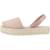 Sandale enfant cuir s irene Beige+Blanc+Vert jade 2 - vertbaudet enfant 