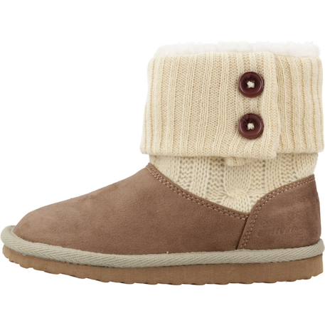 Botte bébé textile charmy Gris+Marron 8 - vertbaudet enfant 