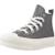 Baskets enfant garçon en cuir Gris chaud 4 - vertbaudet enfant 