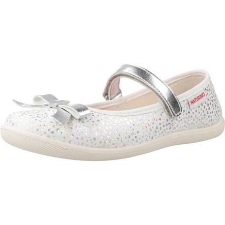 Derby enfant cuir claries Blanc 4 - vertbaudet enfant 