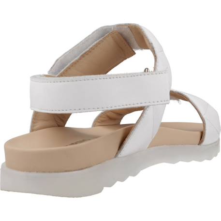 Sandale enfant cuir oriana Blanc 3 - vertbaudet enfant 