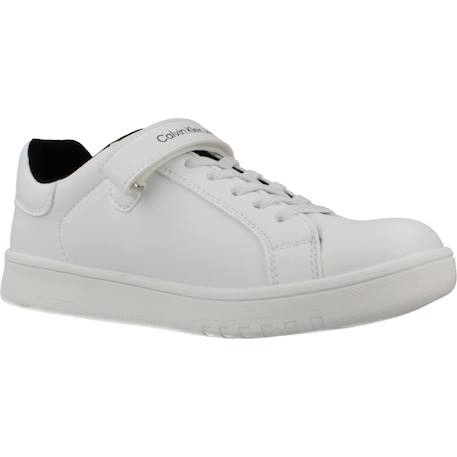 Basket enfant synthétique sneaker bassa lacci velcr Blanc 5 - vertbaudet enfant 