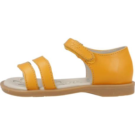 Sandale bébé cuir cloanne Bleu 650+Orange 260 8 - vertbaudet enfant 