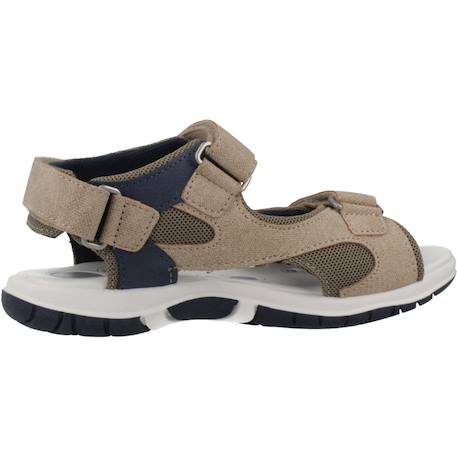 Sandale enfant synthétique fiesole Bleu 860+Brun clair 400 7 - vertbaudet enfant 