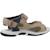 Sandale enfant synthétique fiesole Bleu 860+Brun clair 400 7 - vertbaudet enfant 