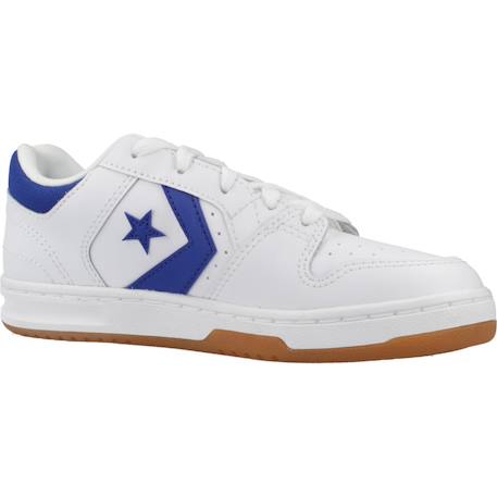 Baskets enfant garçon en cuir Blanc 5 - vertbaudet enfant 