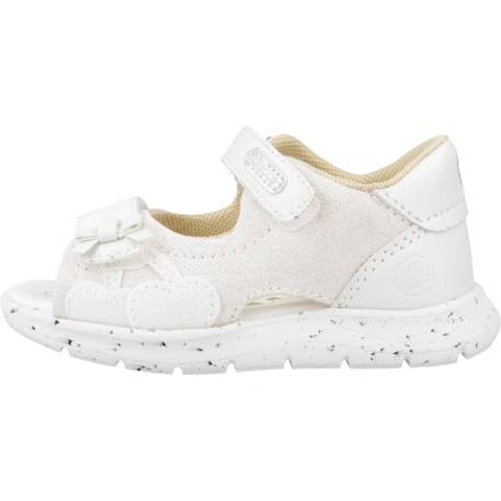 Sandale bébé synthétique glammy Blanc 300+Rose 100 2 - vertbaudet enfant 