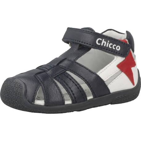 Sandale bébé cuir gianpiero Bleu 800 4 - vertbaudet enfant 
