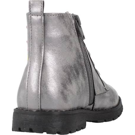 Botte bébé synthétique cibry Argent+Noir 3 - vertbaudet enfant 