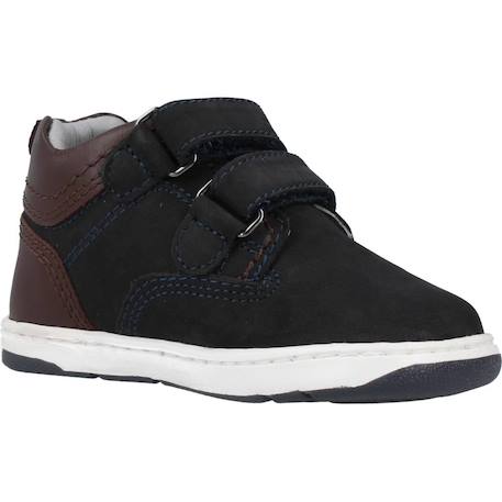 Botte bébé cuir Bleu 800+Marron 260 5 - vertbaudet enfant 