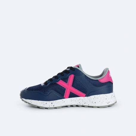 Basket enfant synthétique synthétique fuel kid Bleu 050 4 - vertbaudet enfant 