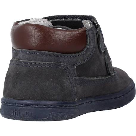 Botte bébé cuir gilberto Bleu 800+Marron 260+Marron 590 3 - vertbaudet enfant 