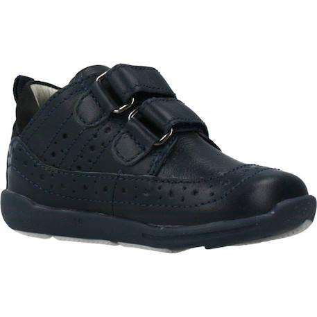 Derby bébé cuir gival Bleu 800+Marron 590 5 - vertbaudet enfant 