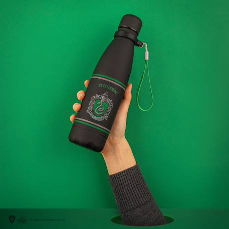 Gourde isotherme serpentard - harry potter Noir 2 - vertbaudet enfant 