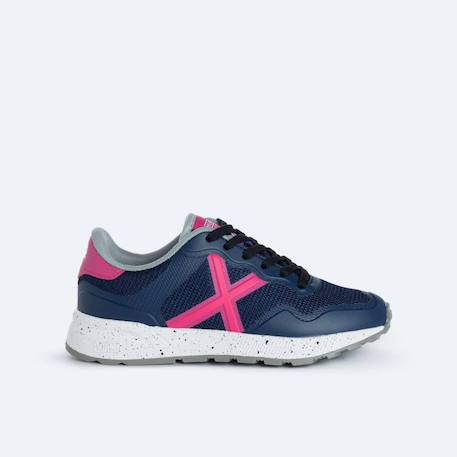 Basket enfant synthétique synthétique fuel kid Bleu 050 2 - vertbaudet enfant 