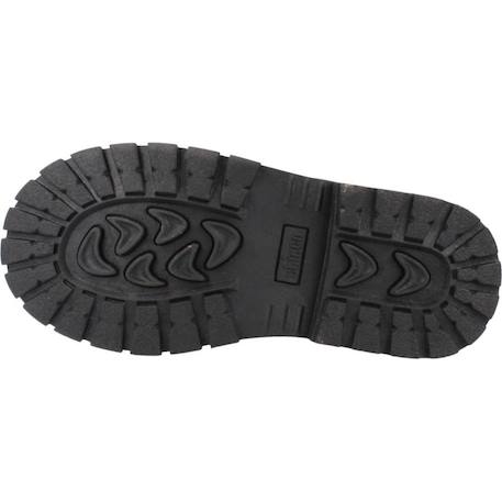 Botte enfant synthétique cibry Argent+Noir 12 - vertbaudet enfant 