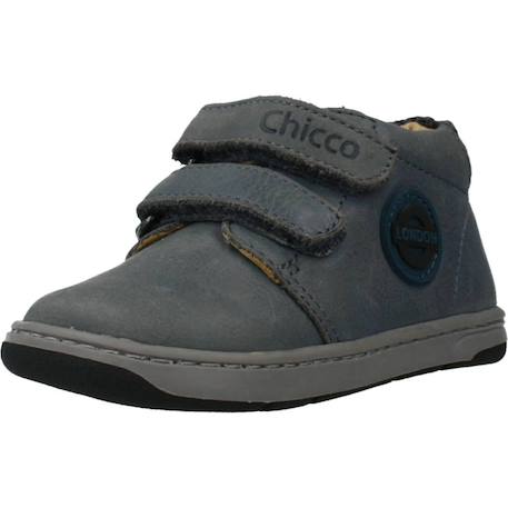 Botte bébé cuir george Bleu 800+Marron 590 4 - vertbaudet enfant 