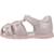 Sandale bébé synthétique giova Blanc 300+Rose 100 8 - vertbaudet enfant 