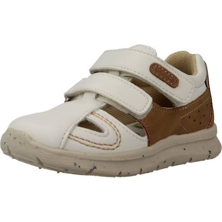 Sandale bébé synthétique galdino Blanc 570+Bleu 800 4 - vertbaudet enfant 