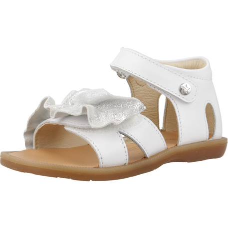 Sandales fille Blanc 4 - vertbaudet enfant 