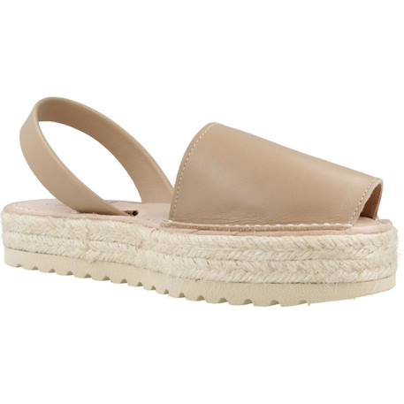 Sandale enfant cuir s irene Beige+Blanc+Taupe+Vert jade 17 - vertbaudet enfant 