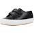 Basket enfant synthétique s2125cw Noir et blanc 4 - vertbaudet enfant 