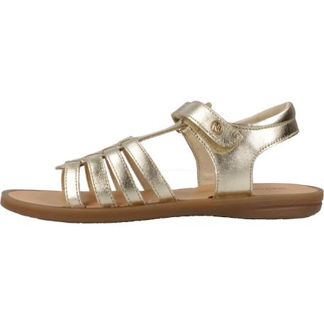 Sandale enfant cuir nuttah Doré 2 - vertbaudet enfant 
