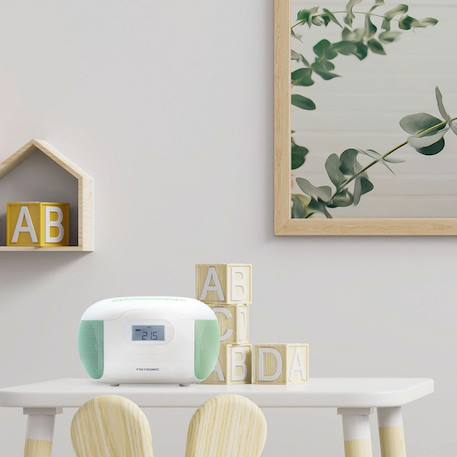 Lecteur cd radio céleste bluetooth, mp3 avec port usb, lecteur carte micro sd Bleu+Rose+Vert 18 - vertbaudet enfant 