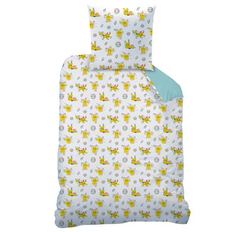 Parure de lit imprimée 100% coton, pokemon animation Bleu ciel 4 - vertbaudet enfant 