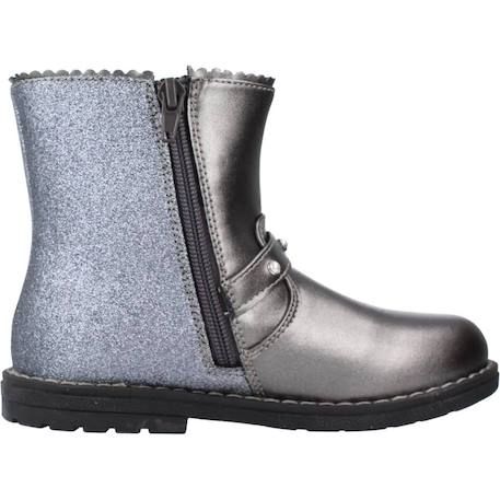 Botte bébé synthétique cancan Argent+Noir 1 - vertbaudet enfant 