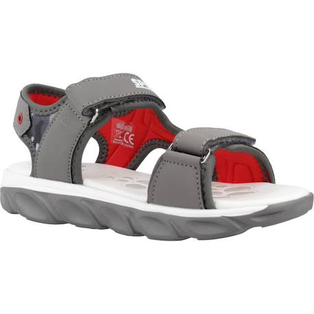 Sandale enfant synthétique corby Bleu 800+Gris 950 11 - vertbaudet enfant 