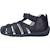 Sandale bébé cuir ground Bleu 800 2 - vertbaudet enfant 