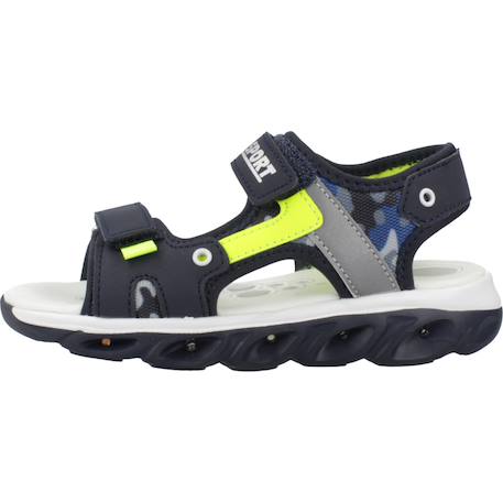 Sandale enfant synthétique corby Bleu 800+Gris 950 2 - vertbaudet enfant 