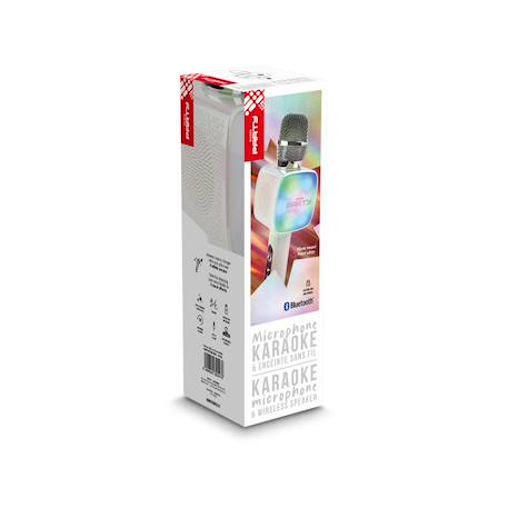 Micro karaoké avec effets lumineux Blanc+Bleu / Noir+Bleu / Rose 3 - vertbaudet enfant 