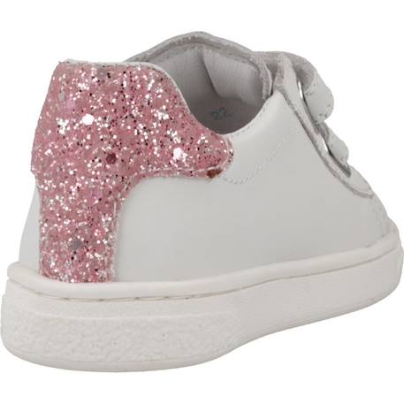 Basket bébé cuir inialos Blanc 3 - vertbaudet enfant 