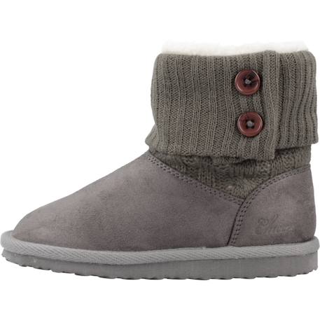 Botte bébé textile charmy Gris+Marron 2 - vertbaudet enfant 