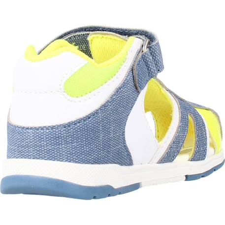 Sandale bébé textile garden Bleu 860+Vert 800 3 - vertbaudet enfant 