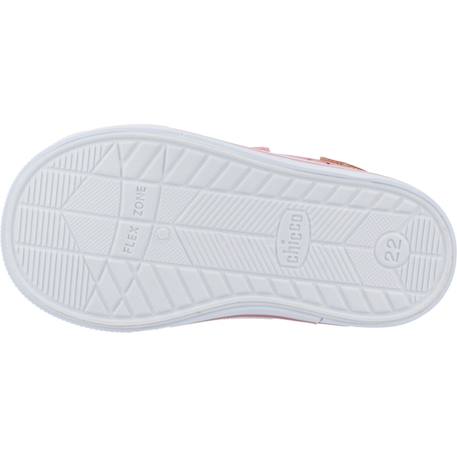 Basket bébé synthétique giulia Bleu 860+Rose 100 12 - vertbaudet enfant 