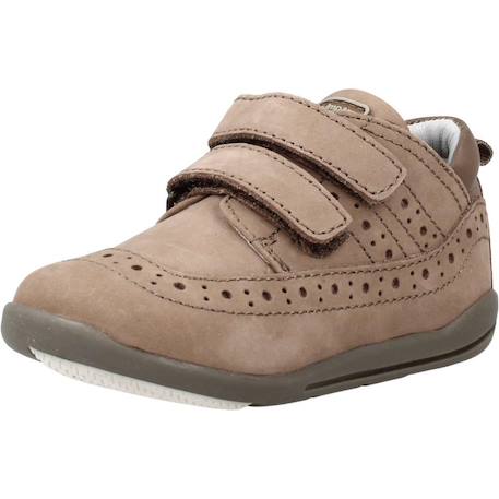 Derby bébé cuir gival Bleu 800+Marron 590 10 - vertbaudet enfant 