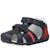 Sandale bébé cuir giunco Bleu 800 4 - vertbaudet enfant 