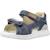 Sandale bébé synthétique golden Beige 360+Bleu 800 10 - vertbaudet enfant 