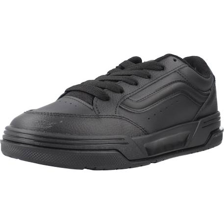 Baskets enfant garçon en cuir Noir 4 - vertbaudet enfant 
