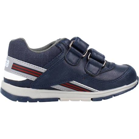 Derby bébé cuir glasgow Bleu 800 1 - vertbaudet enfant 
