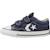 Baskets bébé garçon en textile Bleu marine 2 - vertbaudet enfant 
